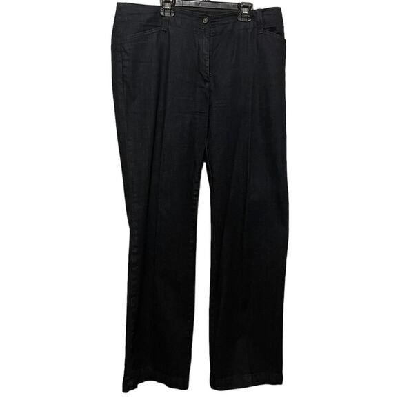 Talbots Dark Wash Signature Flare Jeans - Picture 1 of 9